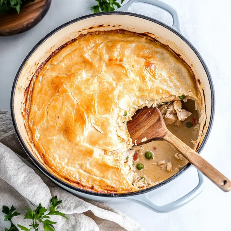 Dutch Oven Chicken Pie | A Healthy and Comforting Dinner Recipe