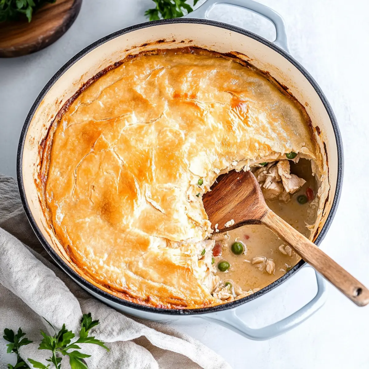Dutch Oven Chicken Pie | A Healthy and Comforting Dinner Recipe