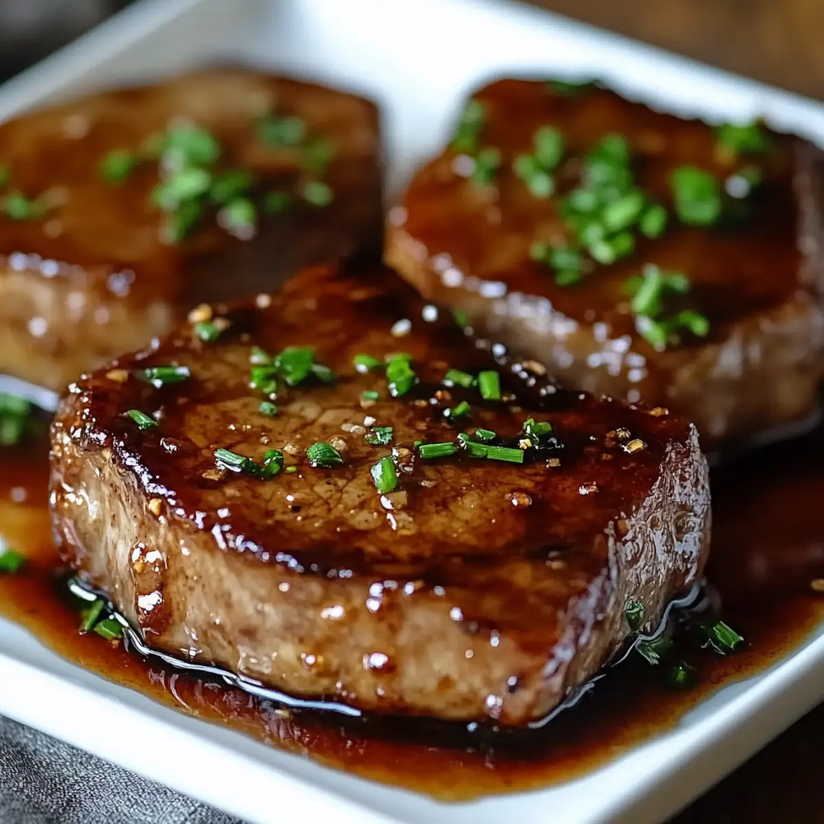 Delicious Oven Baked Brown Sugar Beef Chops