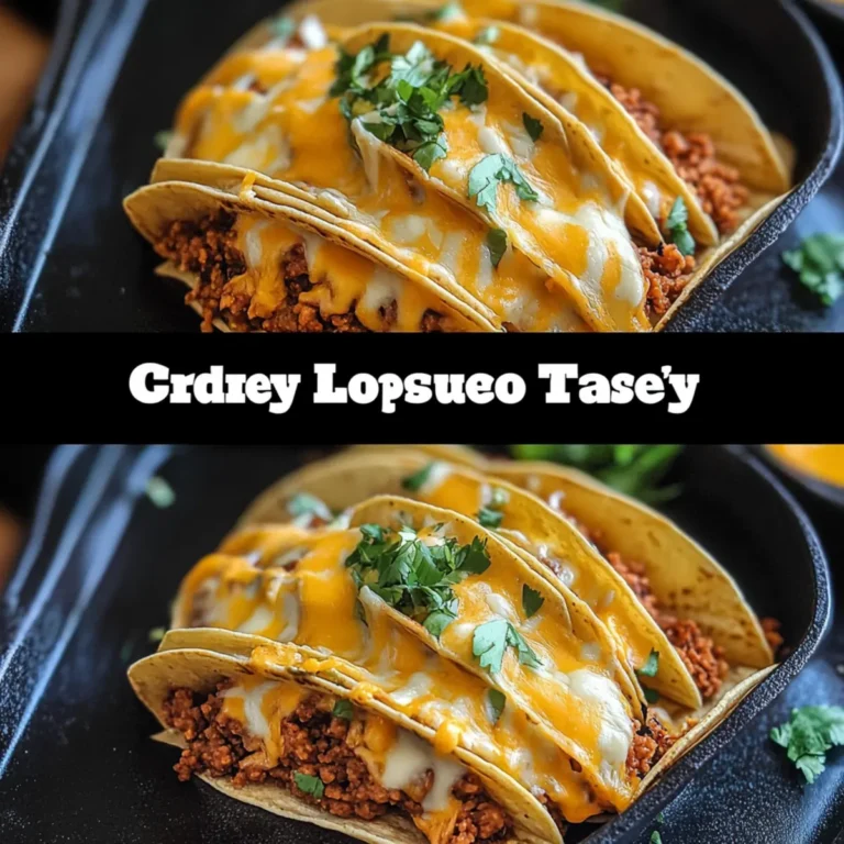 Crispy Loaded Cheesy Tacos