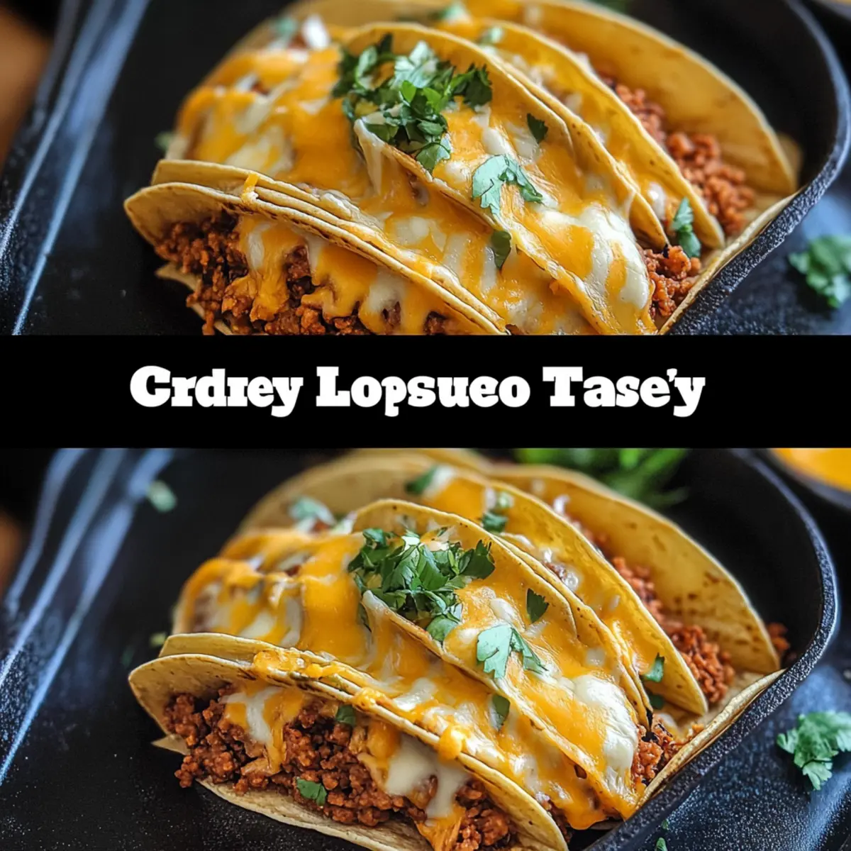 Crispy Loaded Cheesy Tacos