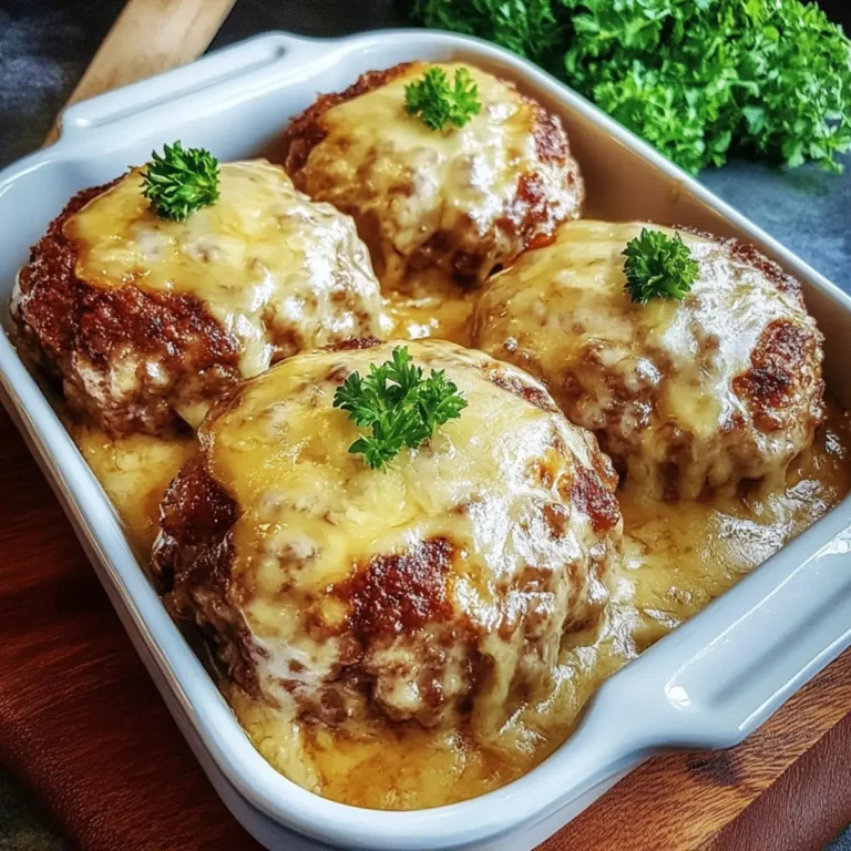 Cheesy Baked Meat Patties