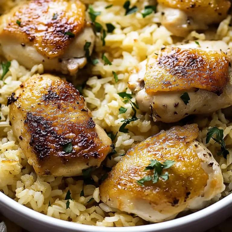 Quick Oven Baked Chicken & Rice: Simple One-Dish Dinner!