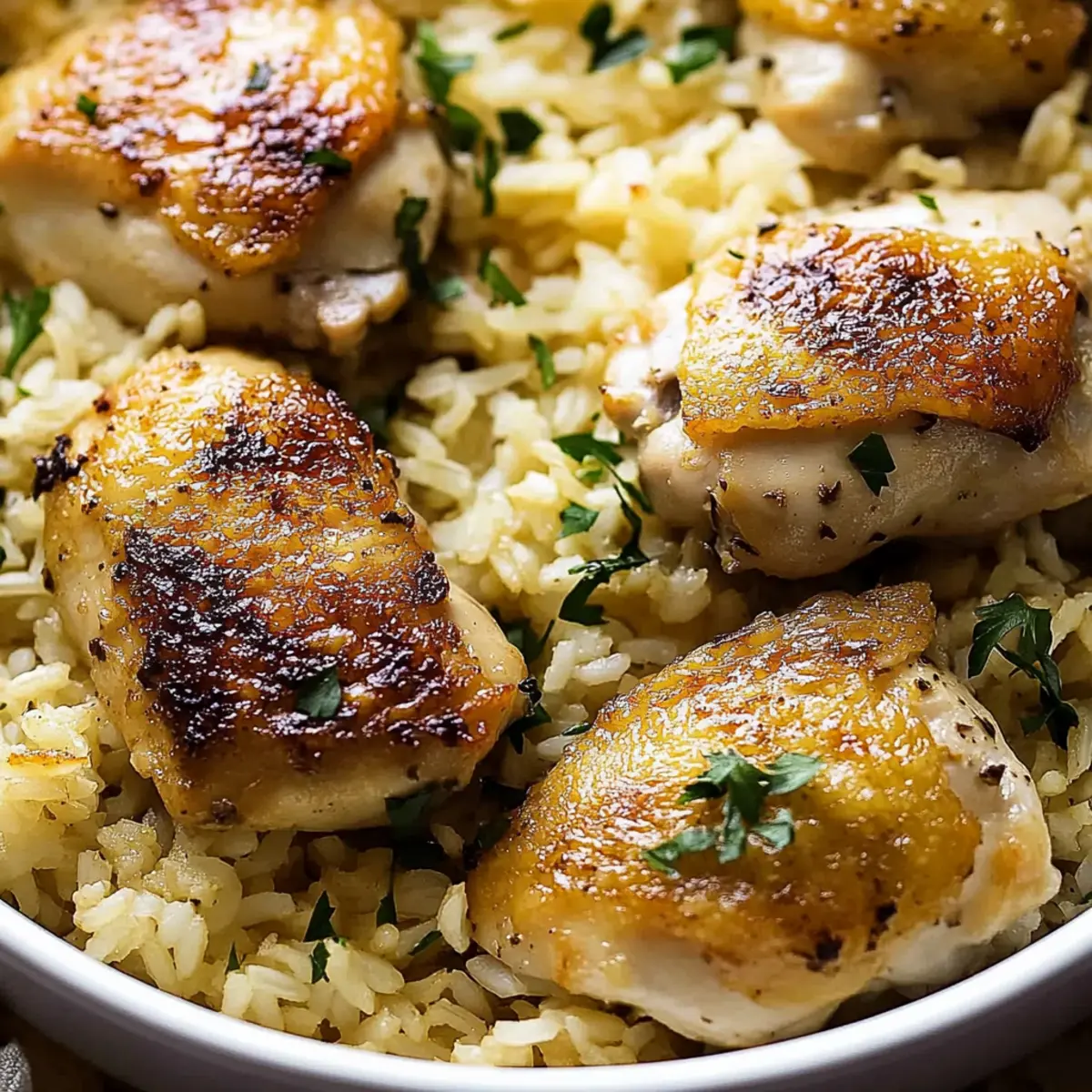 Quick Oven Baked Chicken & Rice: Simple One-Dish Dinner!