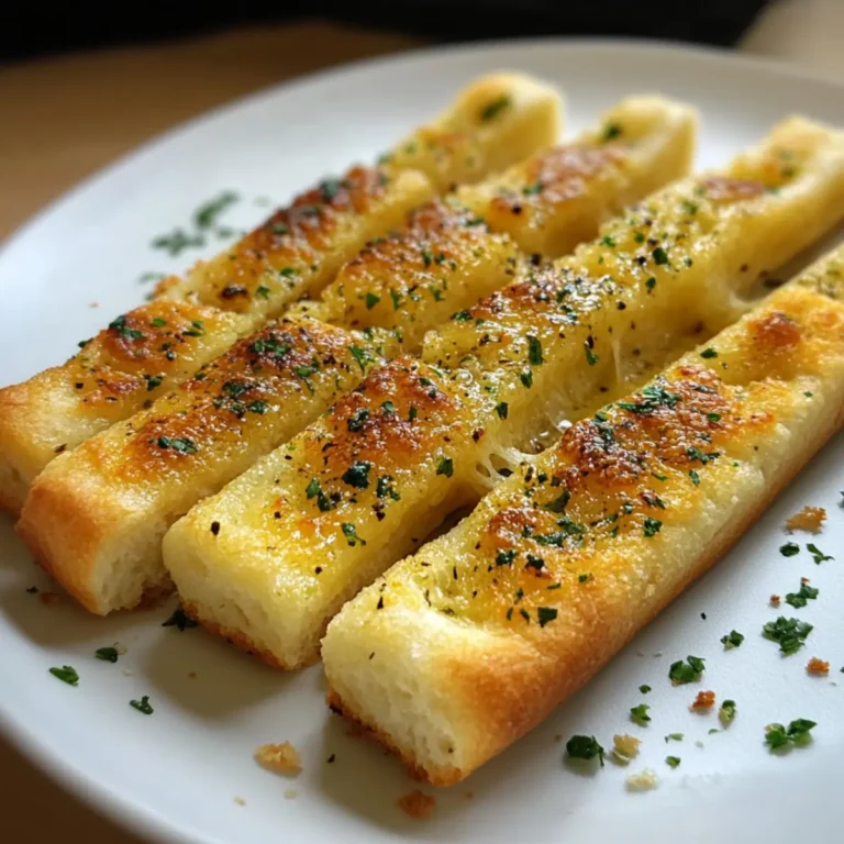 Mouthwatering Easy Garlic Breadsticks That Everyone Will Love!