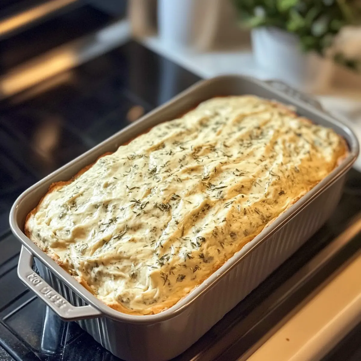 The smell is divine fresh out of the oven! This never lasts long!