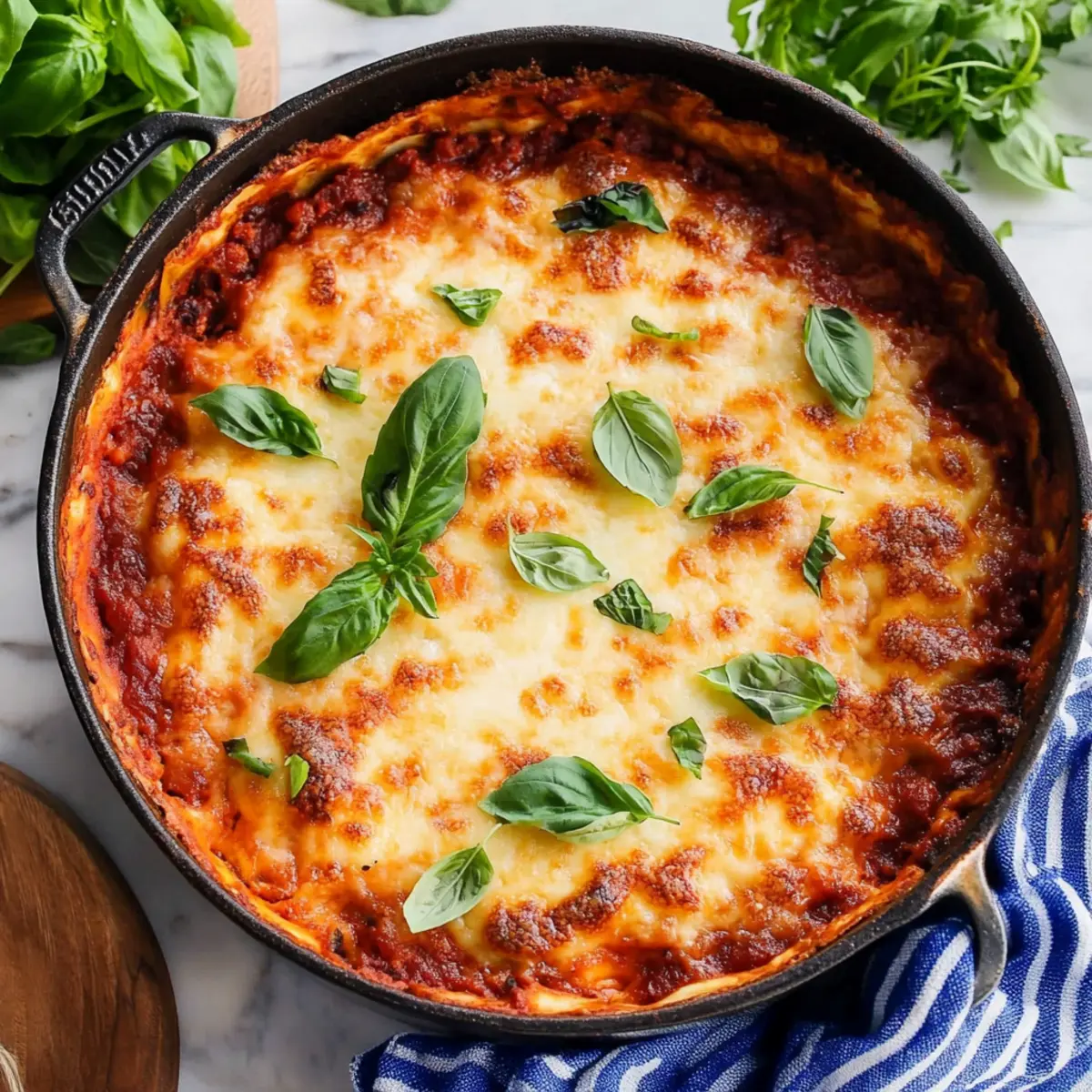 Dutch Oven Lasagna