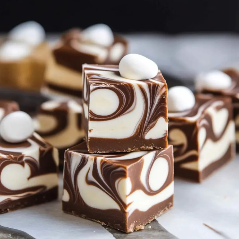 Easy Marshmallow Swirl Fudge You’ll Love! 😍