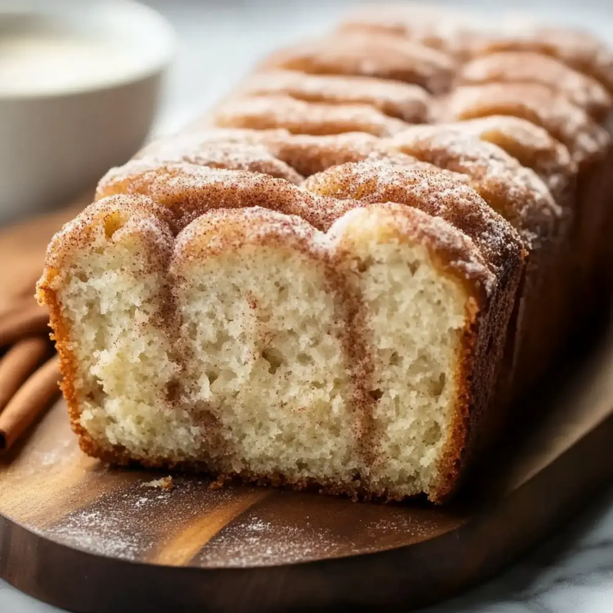 Cinnamon Donut Bread | Soft & Sweet Breakfast Loaf